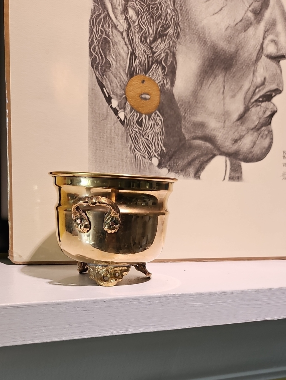 Solid Brass Bowl 4x4 Inches Round & Tall